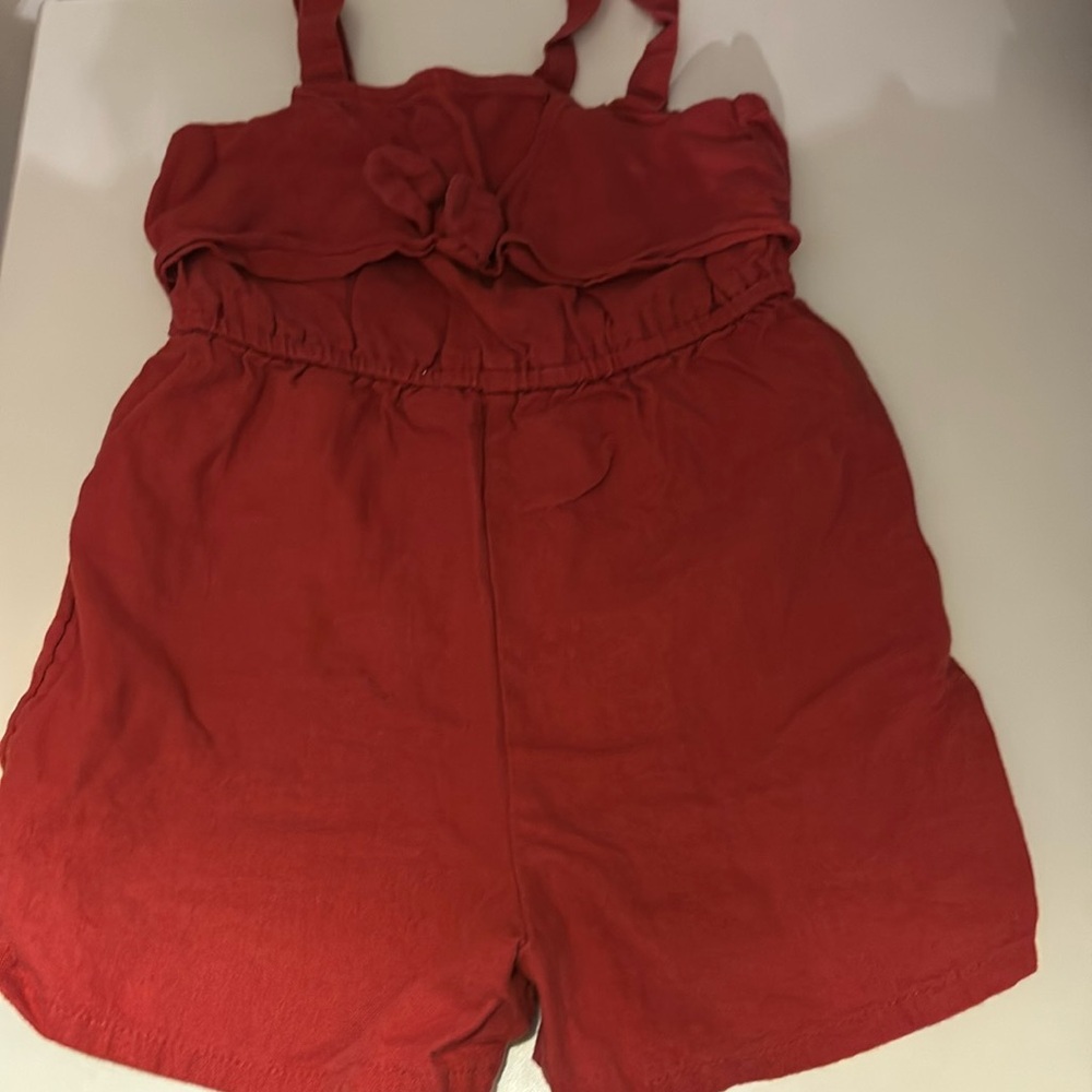 Rust colored cute romper
